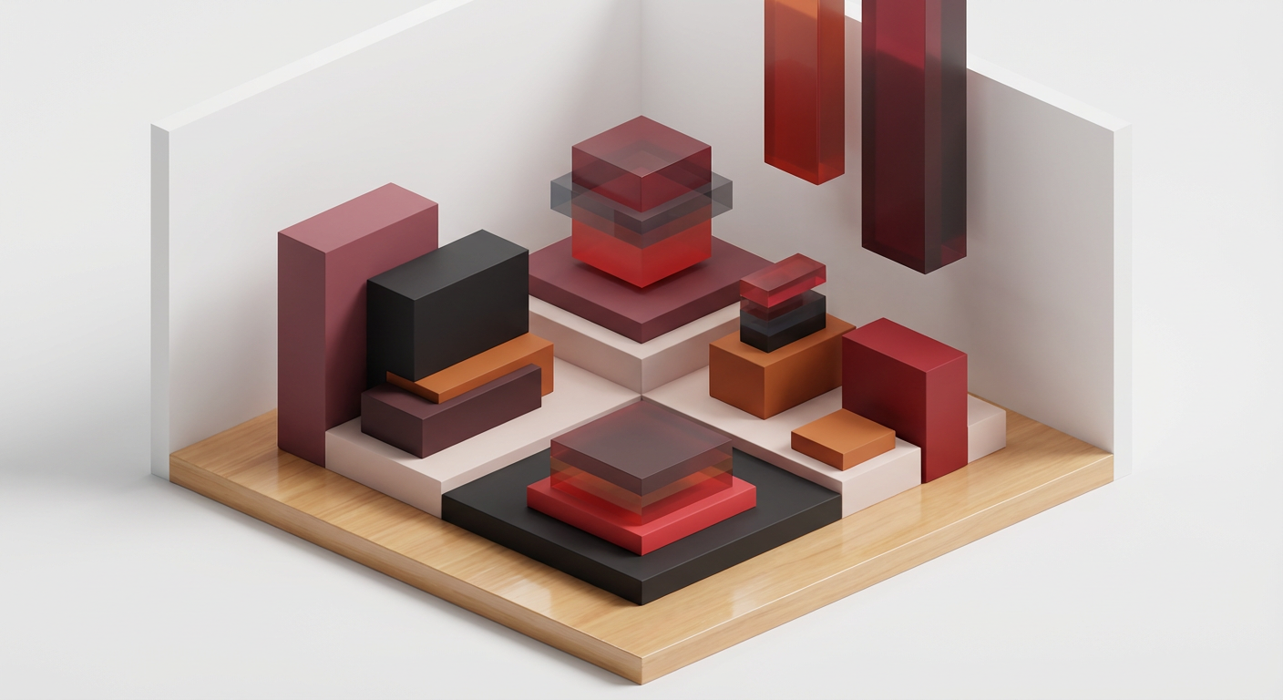 Illustration for Soft Brutalism Is Here, and It's All About Those Rothko Reds